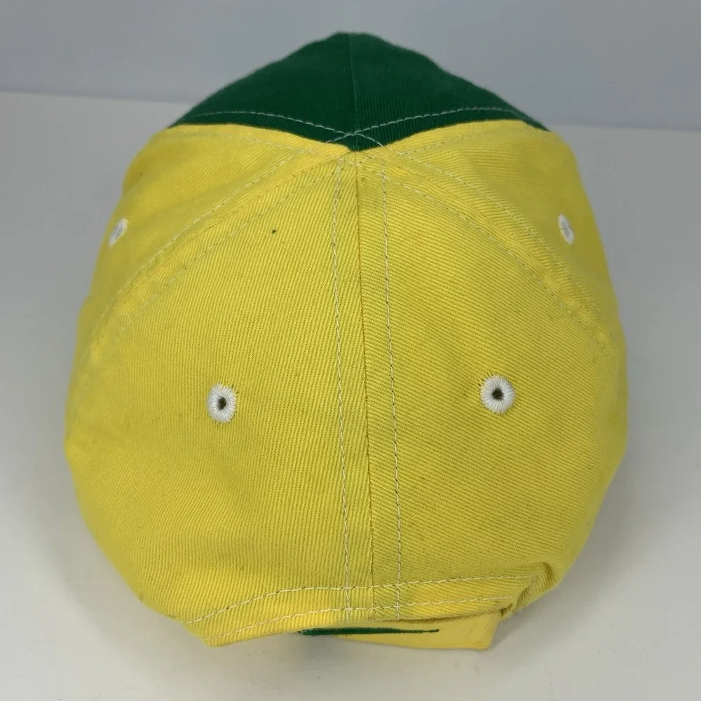 Green Yellow CHILD Nike Hat 2000s Adjustable Cotton Baseball Cap